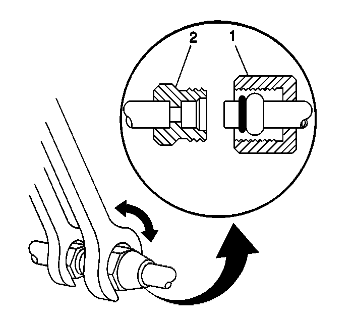 Factory diagram — A/C Coupler O-ring