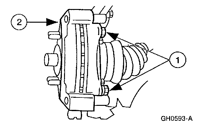 Factory diagram — Brake Caliper