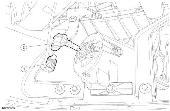 Factory diagram — Fog/Driving Lamp Bulb
