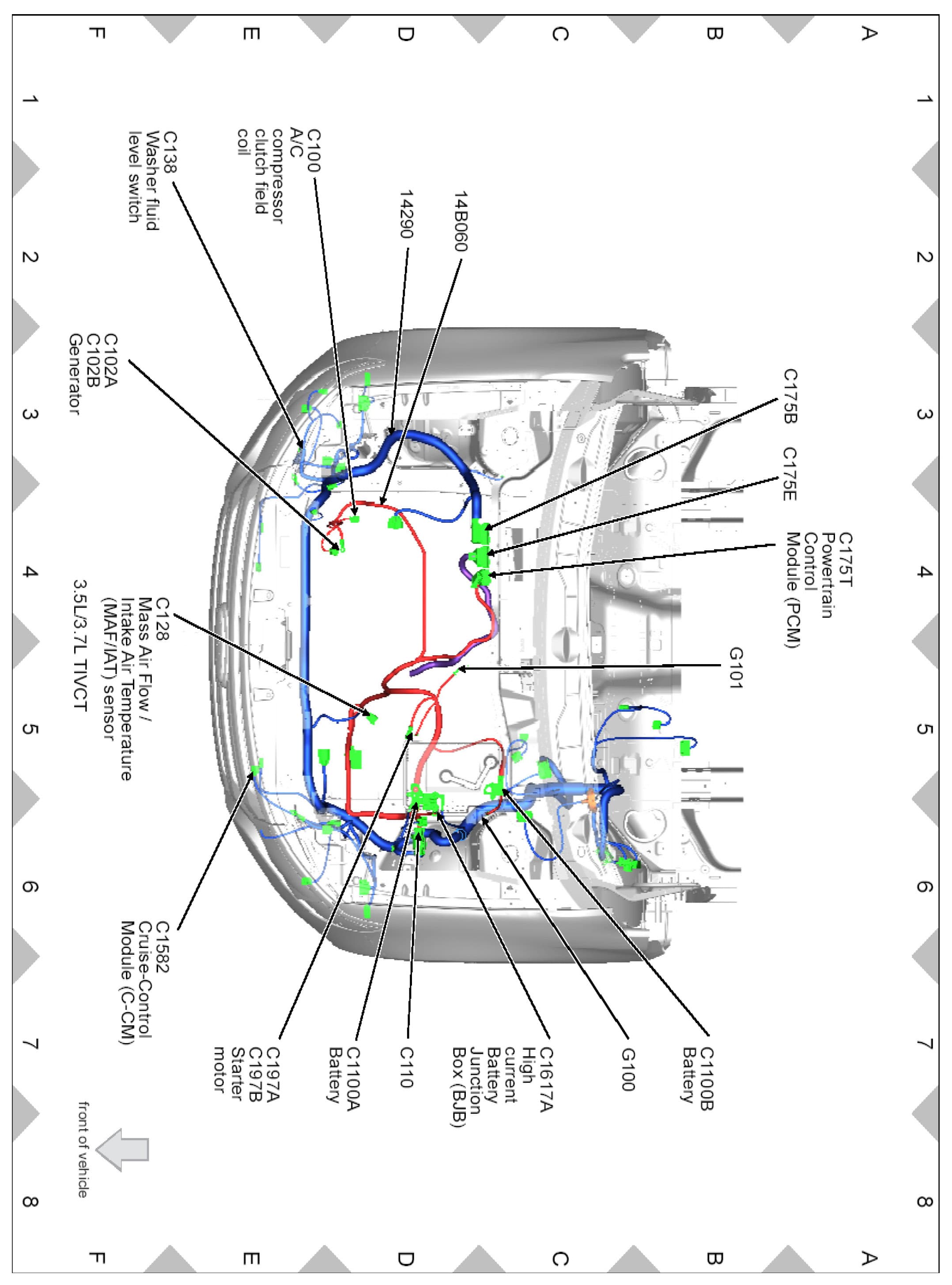 Factory diagram — Washer Fluid Level Switch