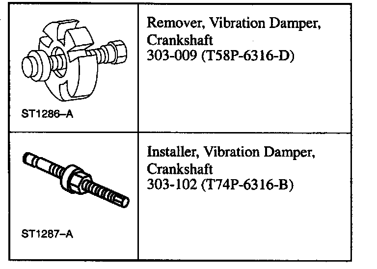 Factory diagram — Harmonic Balancer - Crankshaft Pulley