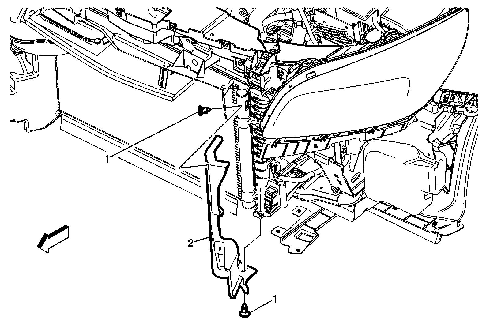 Factory diagram — Radiator
