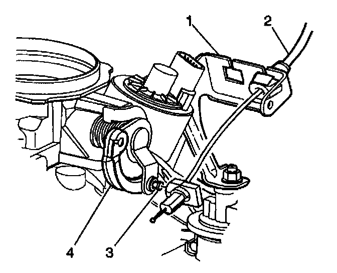 Factory diagram — Cruise Control Servo Cable