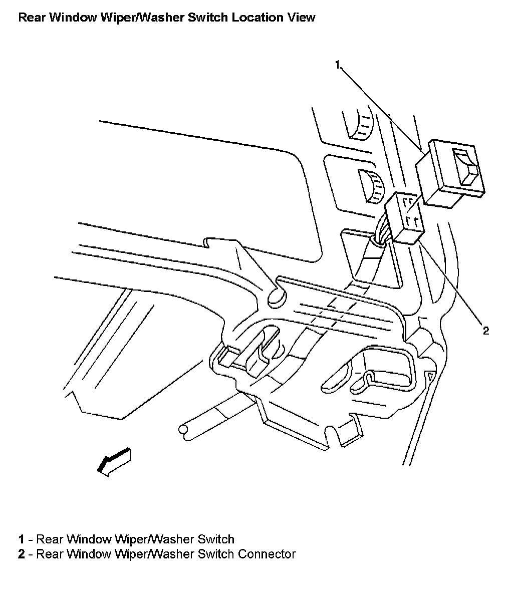 Factory diagram — Wiper Switch