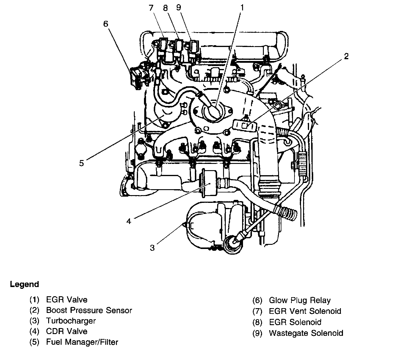 Factory diagram — EGR Valve