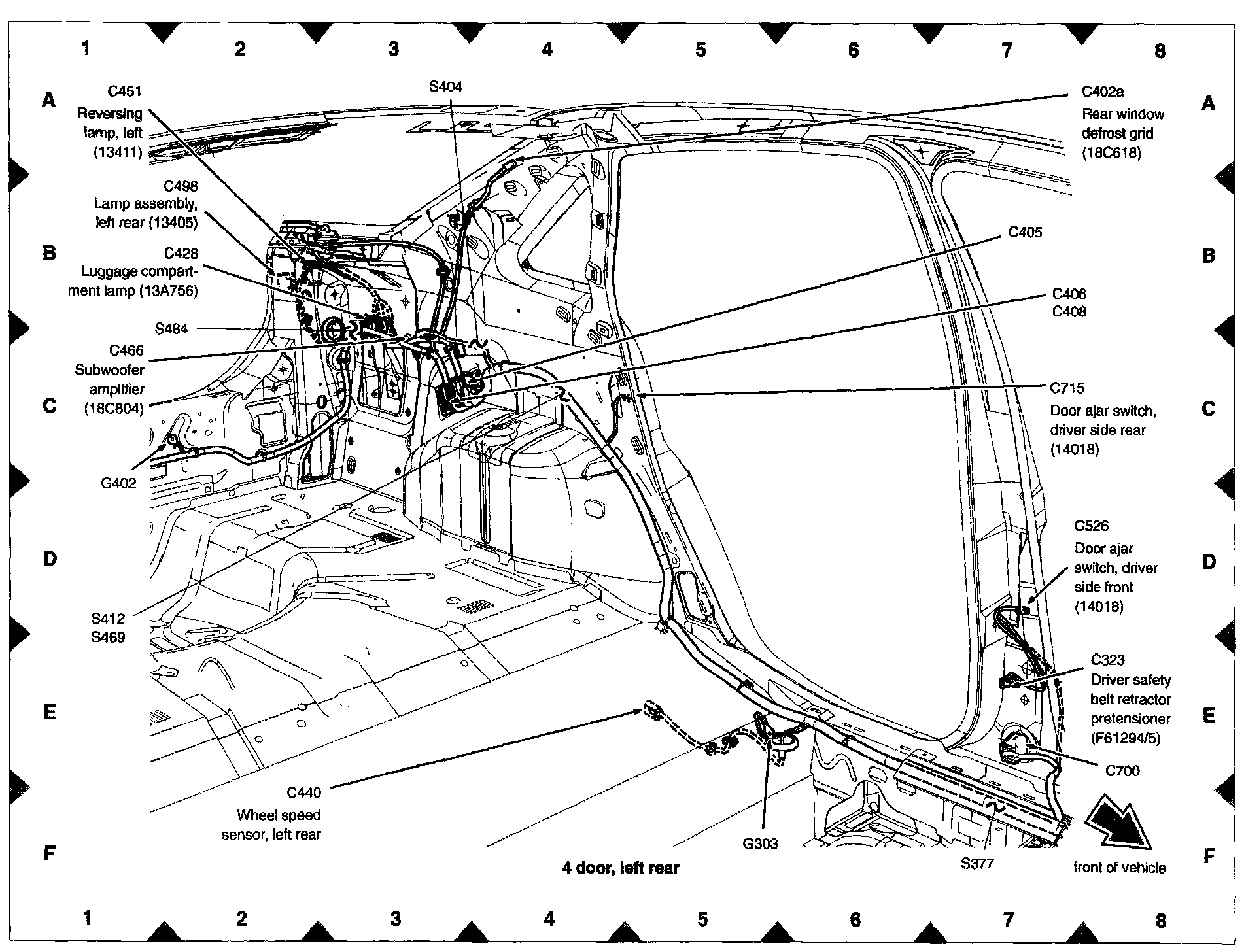 Factory diagram — Wheel Speed Sensor