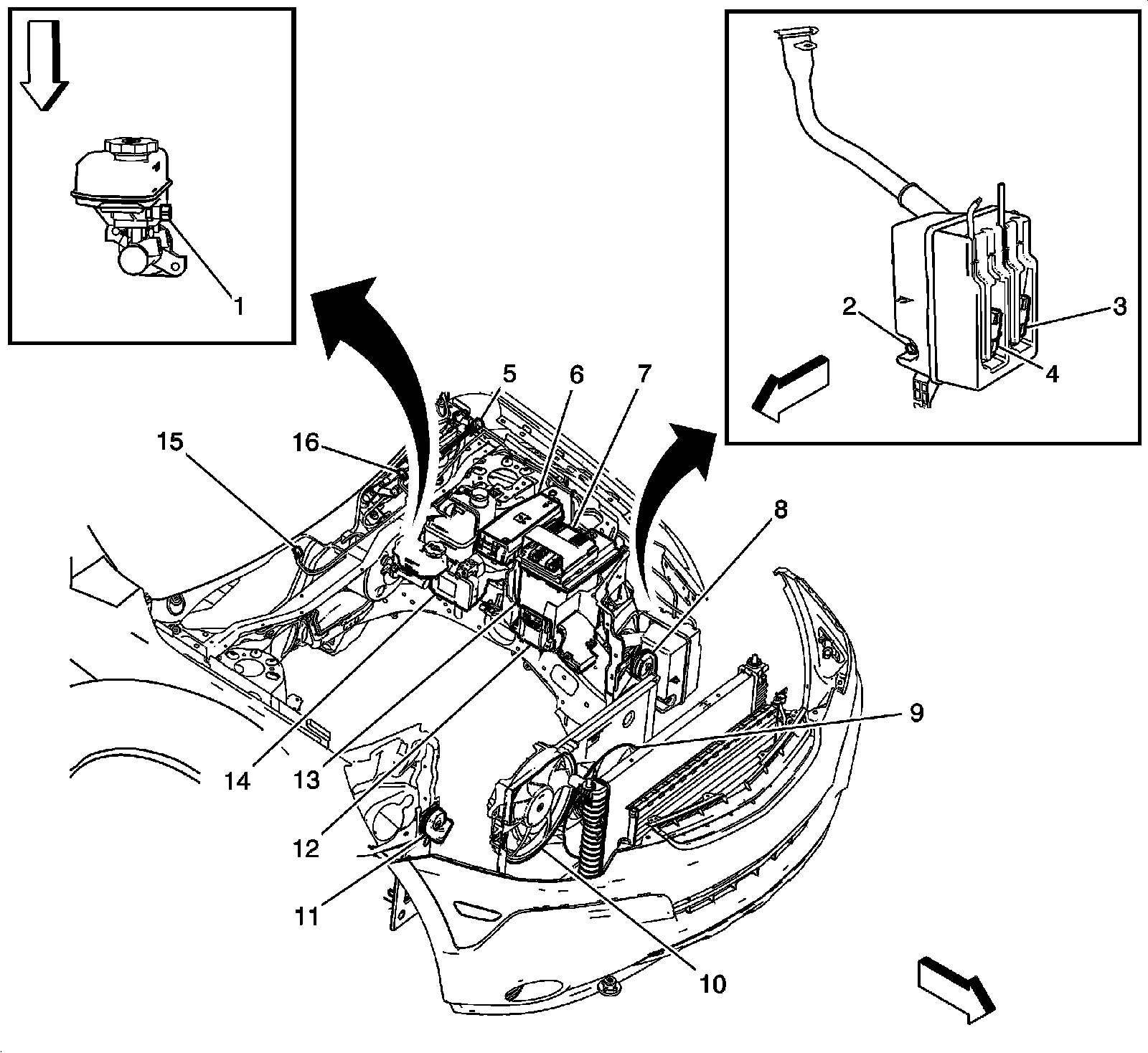 Factory diagram — Washer Fluid Level Switch