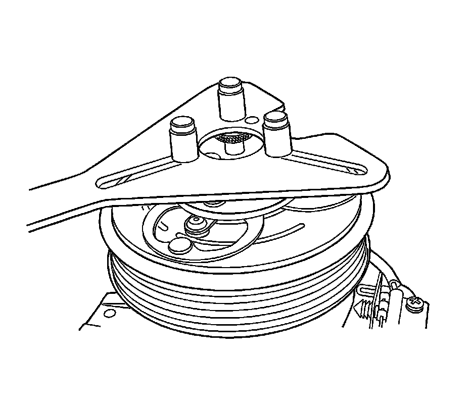 Factory diagram — Compressor Clutch