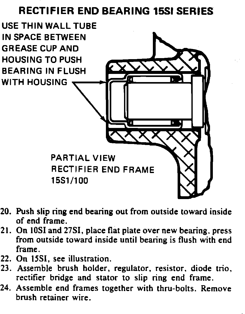 Factory diagram — Alternator
