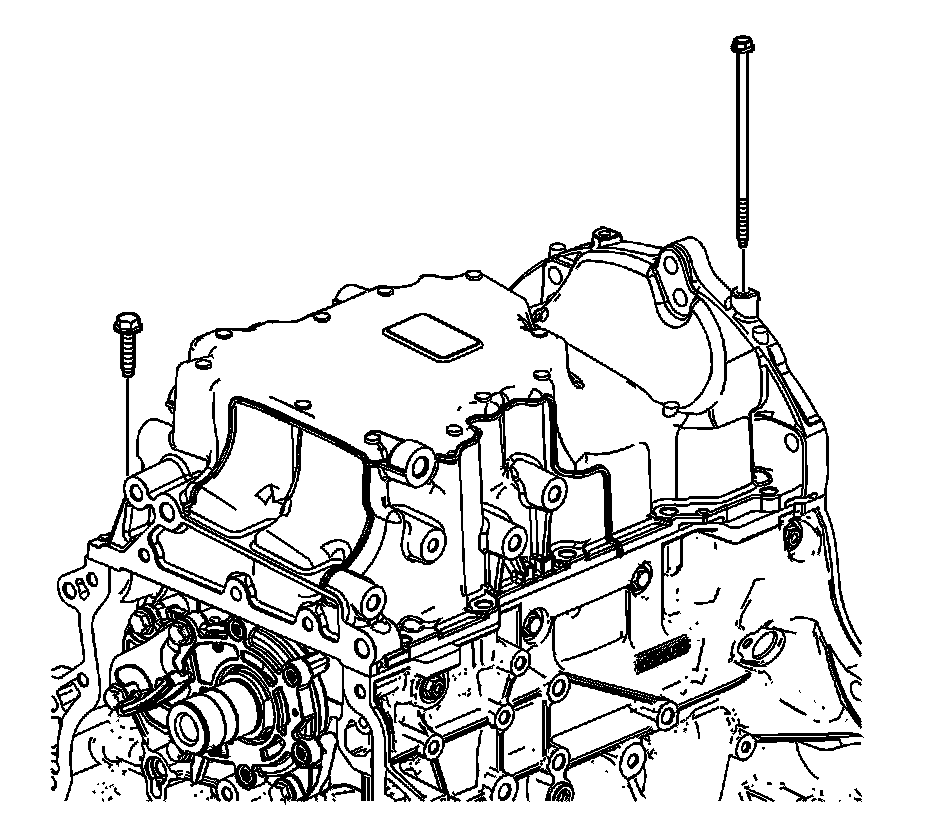 Factory diagram — Oil Pan
