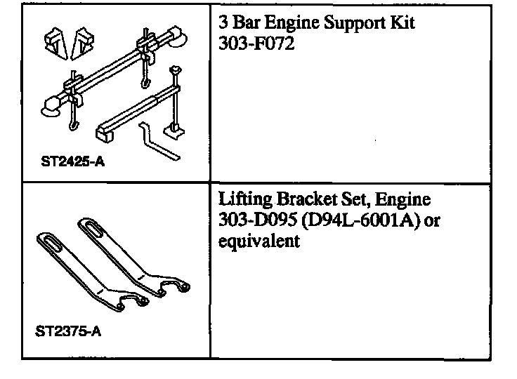 Factory diagram — Engine Mount