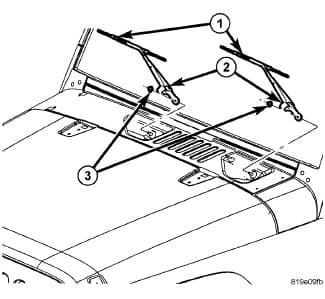Factory diagram — Wiper Arm - Removal