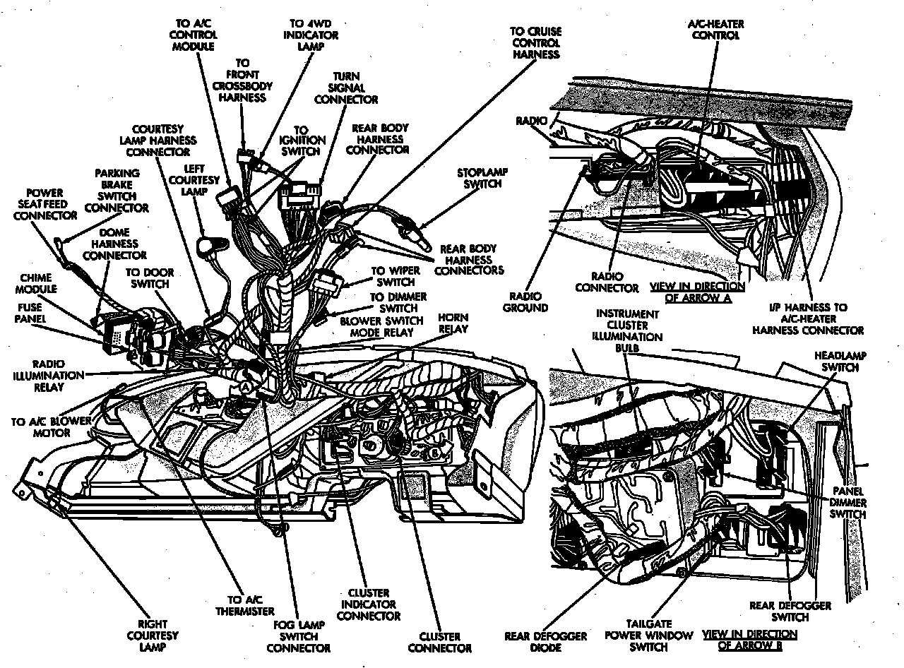 Factory diagram — Headlamp Switch