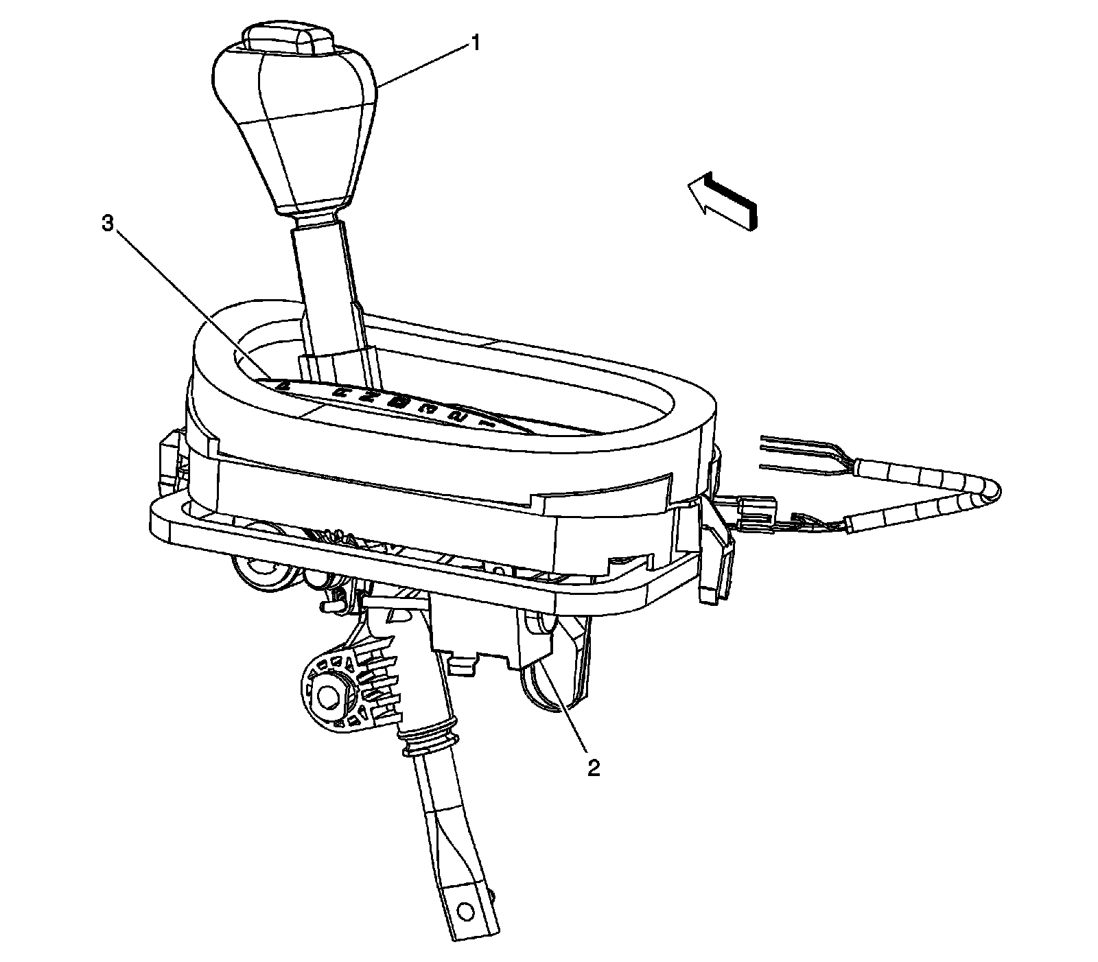 Factory diagram — Shift Interlock Solenoid