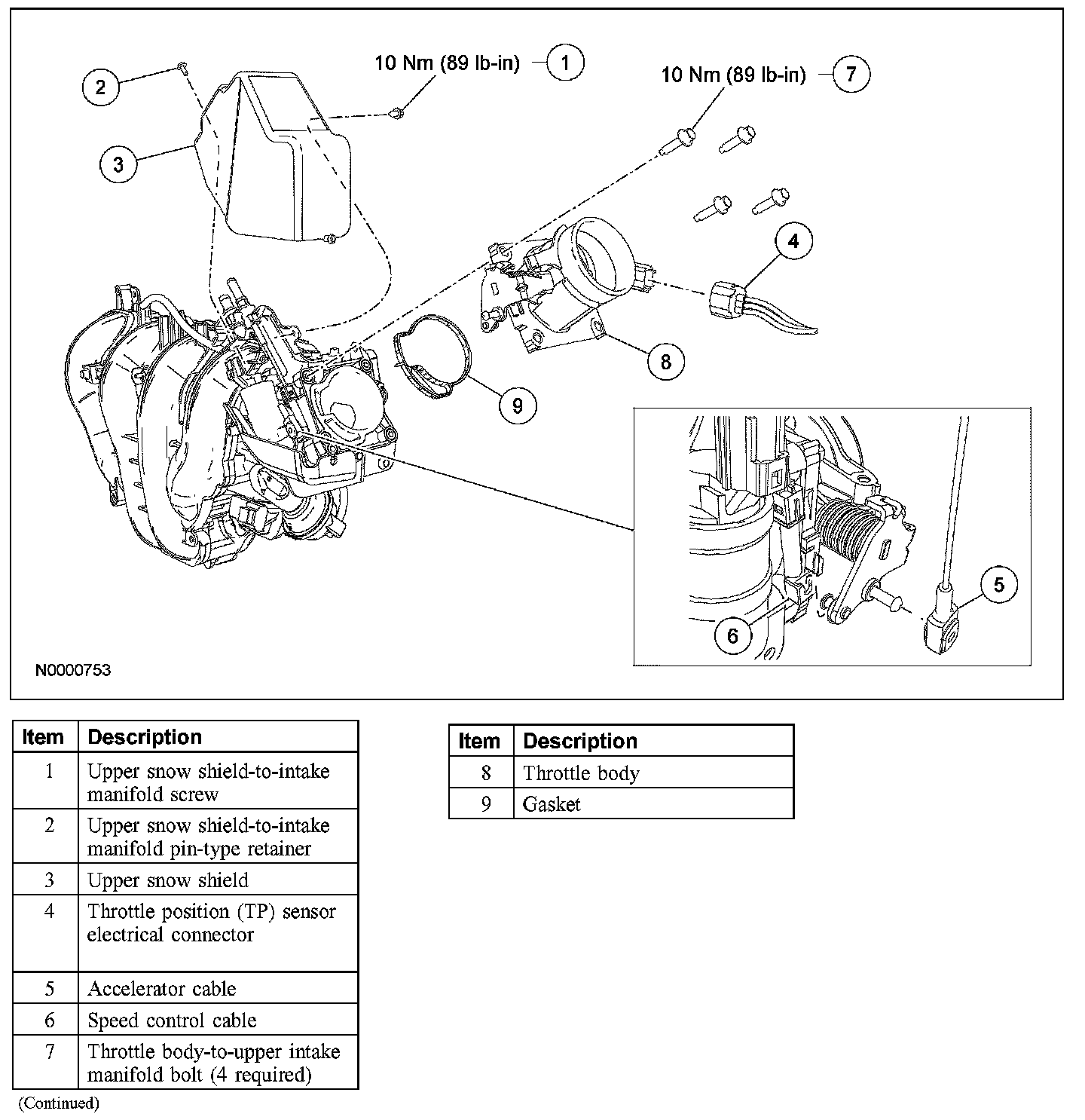 Factory diagram — Throttle Body