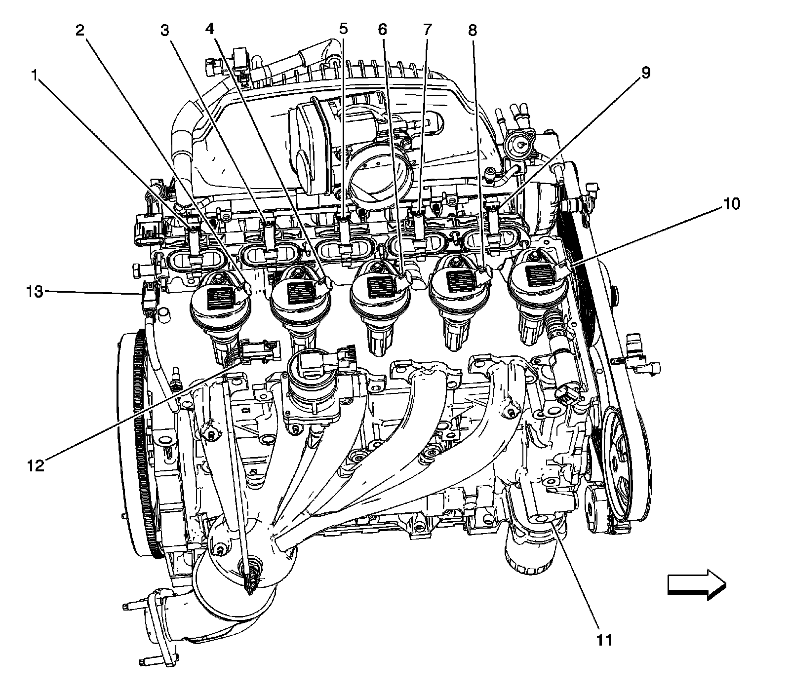 Factory diagram — Oil Pressure Sensor