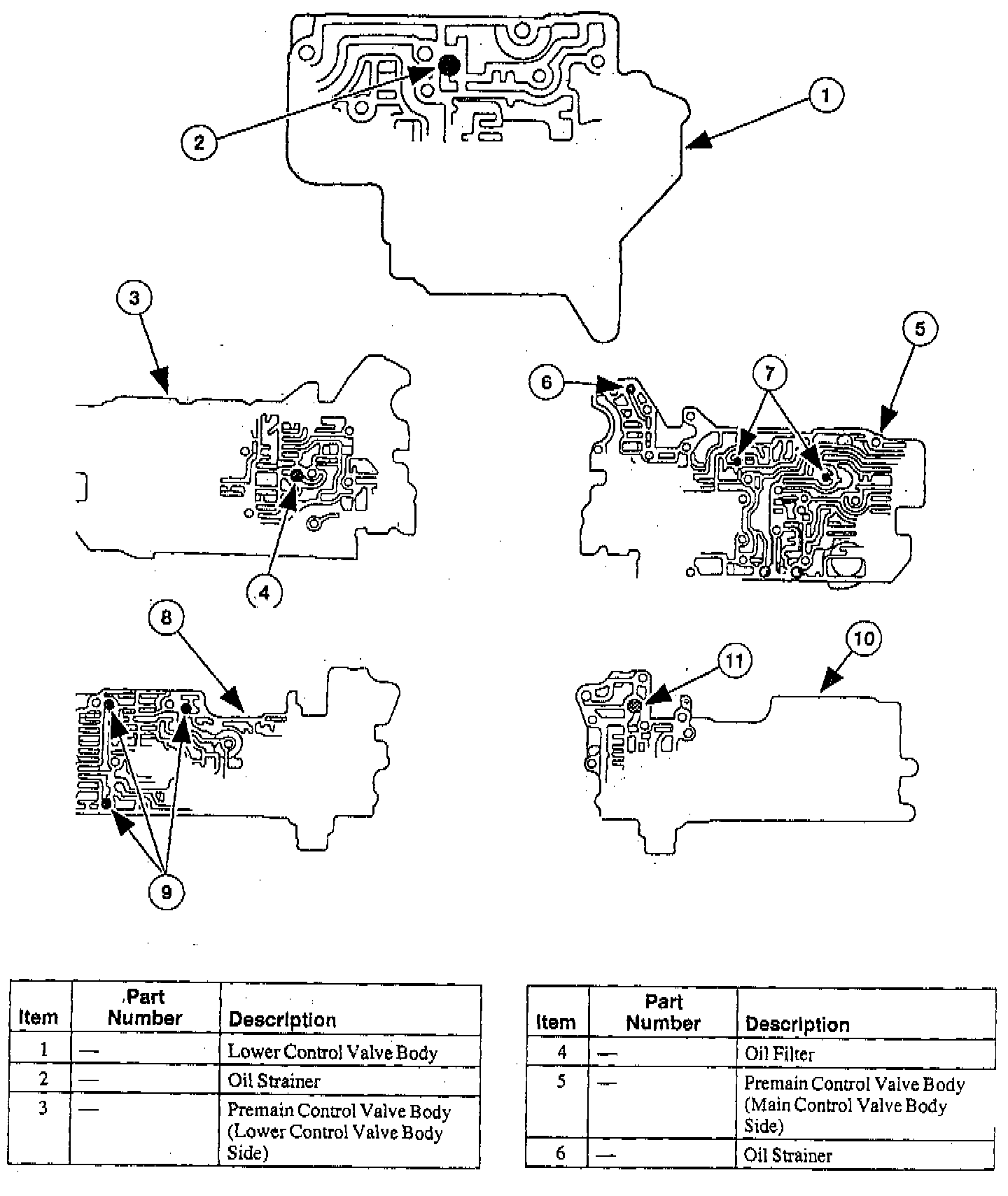 Factory diagram — Valve Body