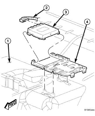 Factory diagram — Parking Assist Control Module