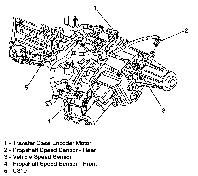 Factory diagram — Transfer Case Actuator