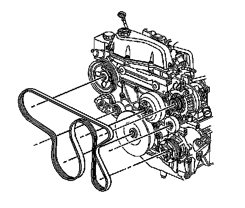 Factory diagram — Drive Belt