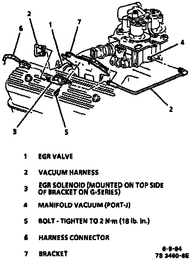 Factory diagram — EGR Valve