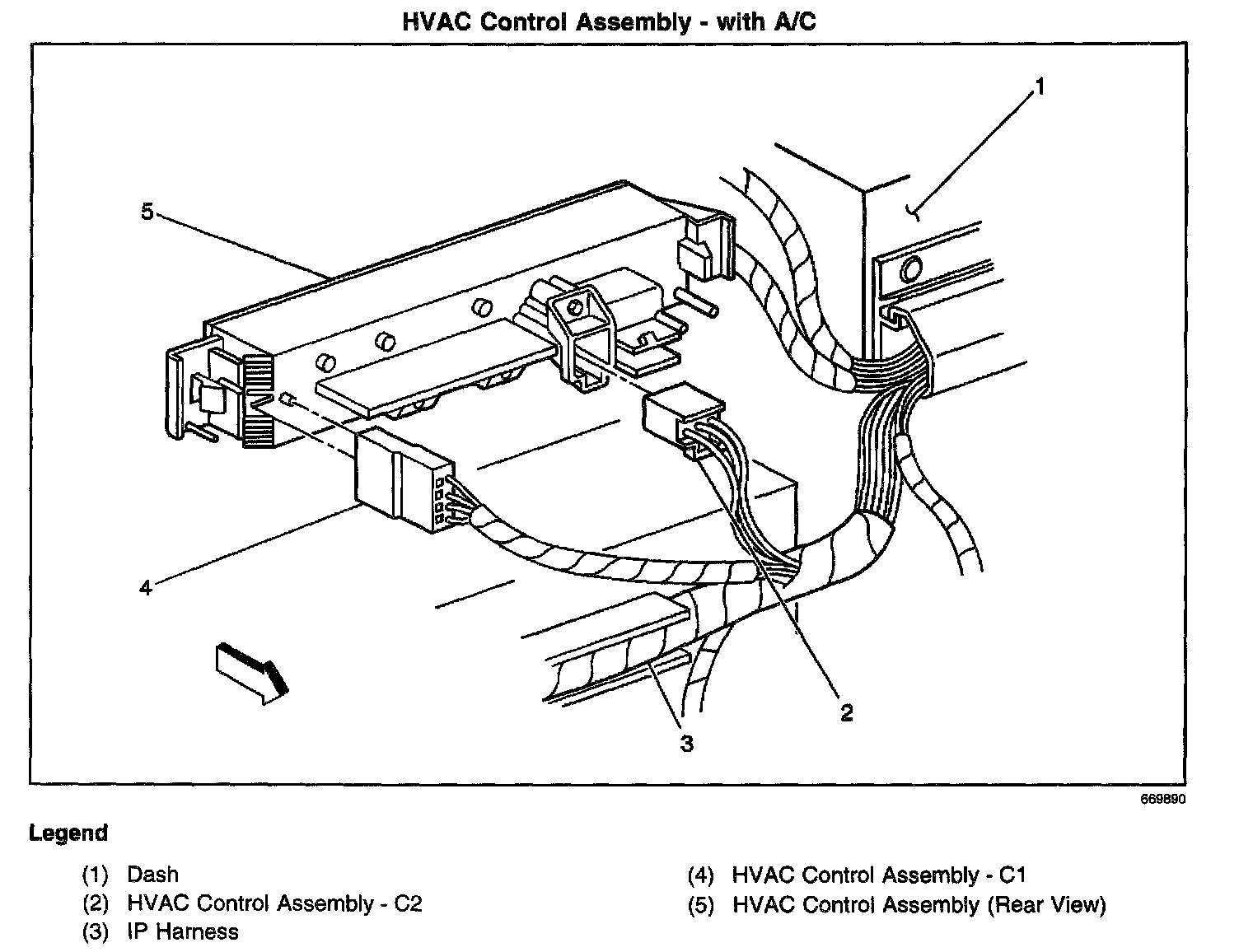 Factory diagram — Control Assembly