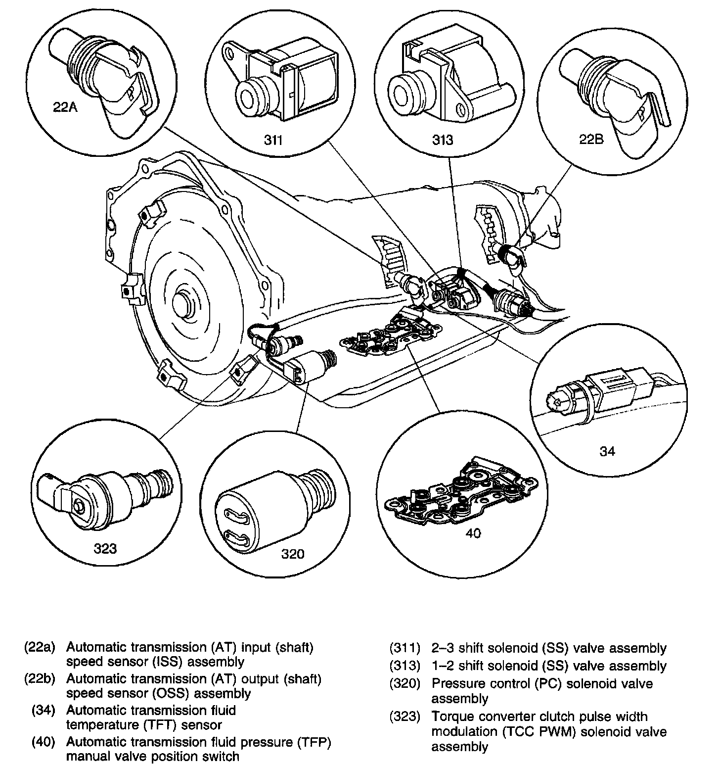 Factory diagram — Torque Converter Clutch Solenoid