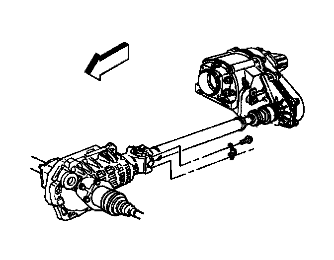 Factory diagram — Front Drive Axle