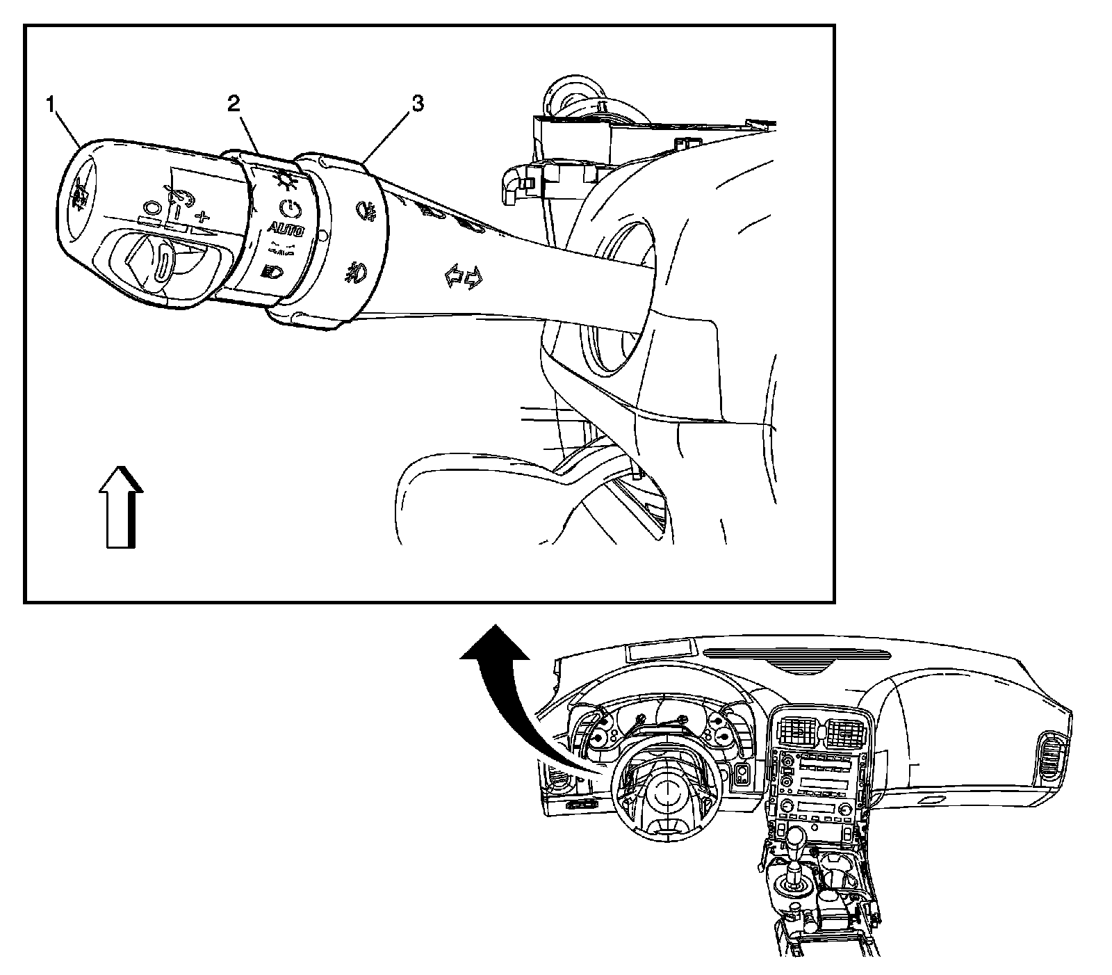 Factory diagram — Headlamp Switch