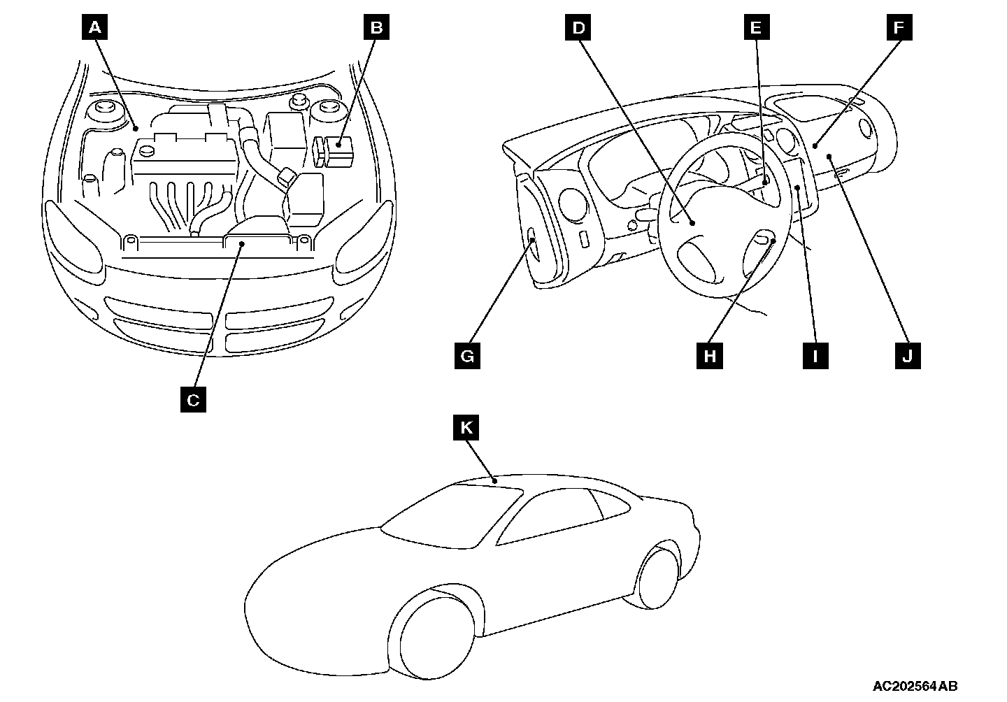 Factory diagram — Engine Control Module