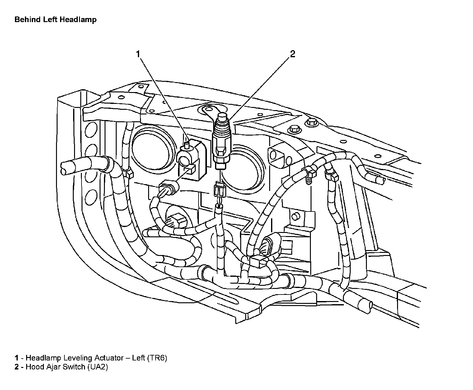 Factory diagram — Headlamp Alignment Actuator