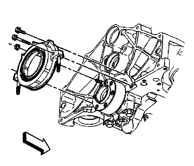 Factory diagram — Rear Crankshaft Main Bearing Seal