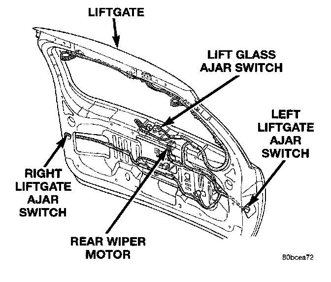 Factory diagram — Wiper Motor