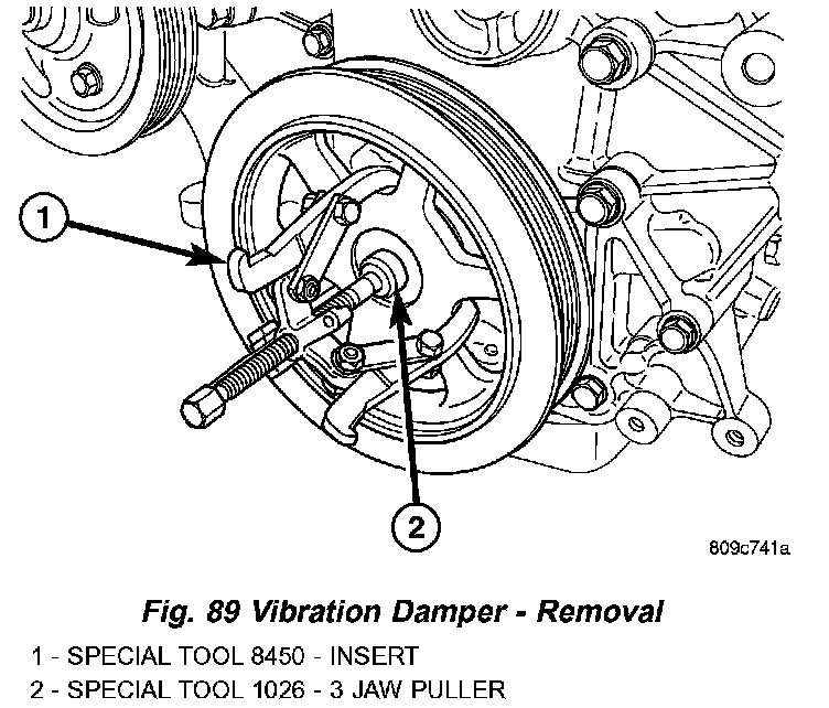 Factory diagram — Harmonic Balancer - Crankshaft Pulley