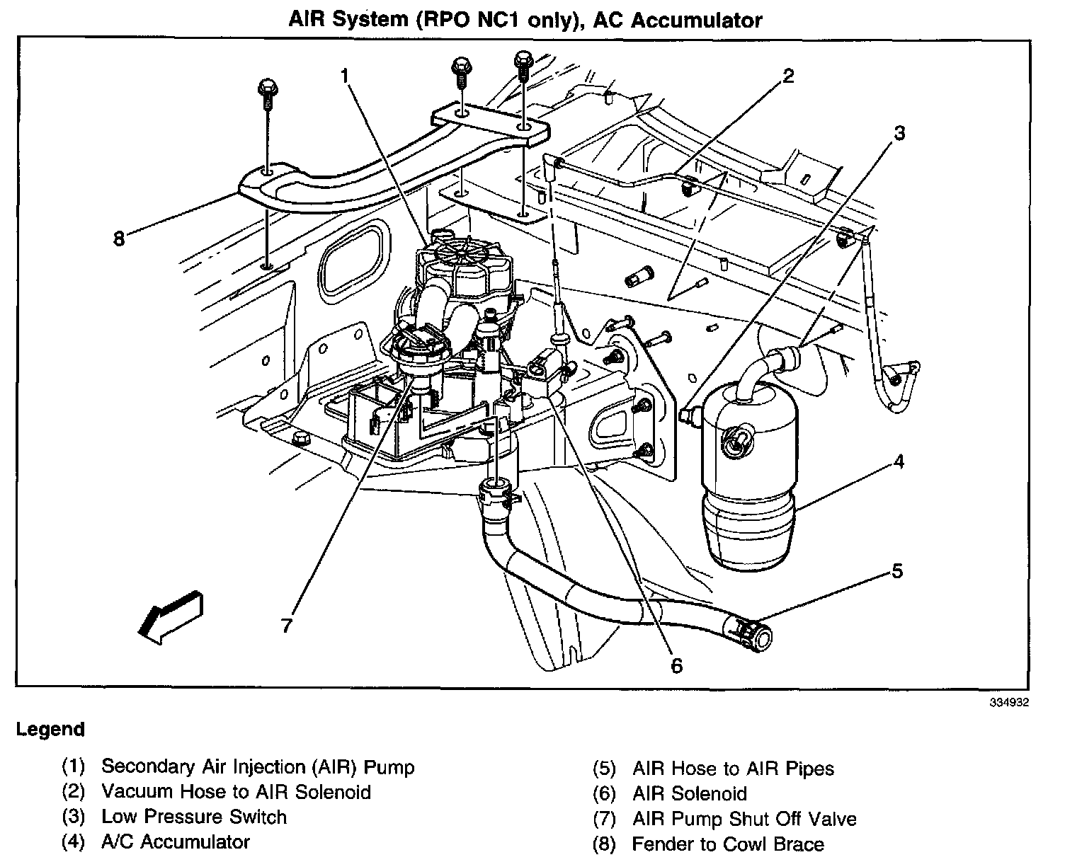 Factory diagram — Air Injection Pump