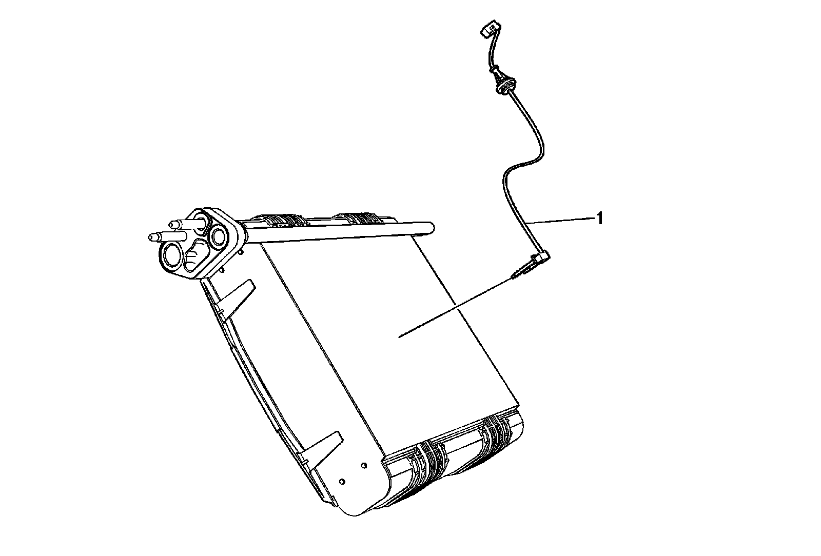 Factory diagram — Refrigerant Temperature Sensor