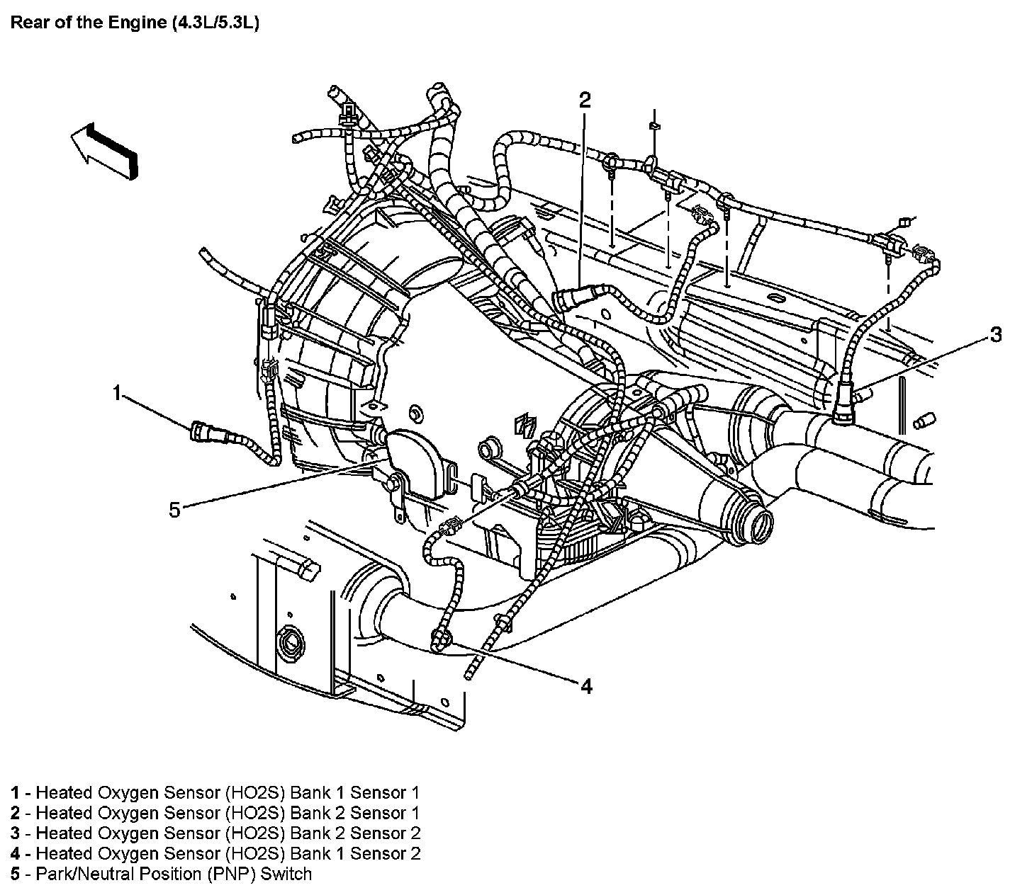 Factory diagram — Oxygen Sensor