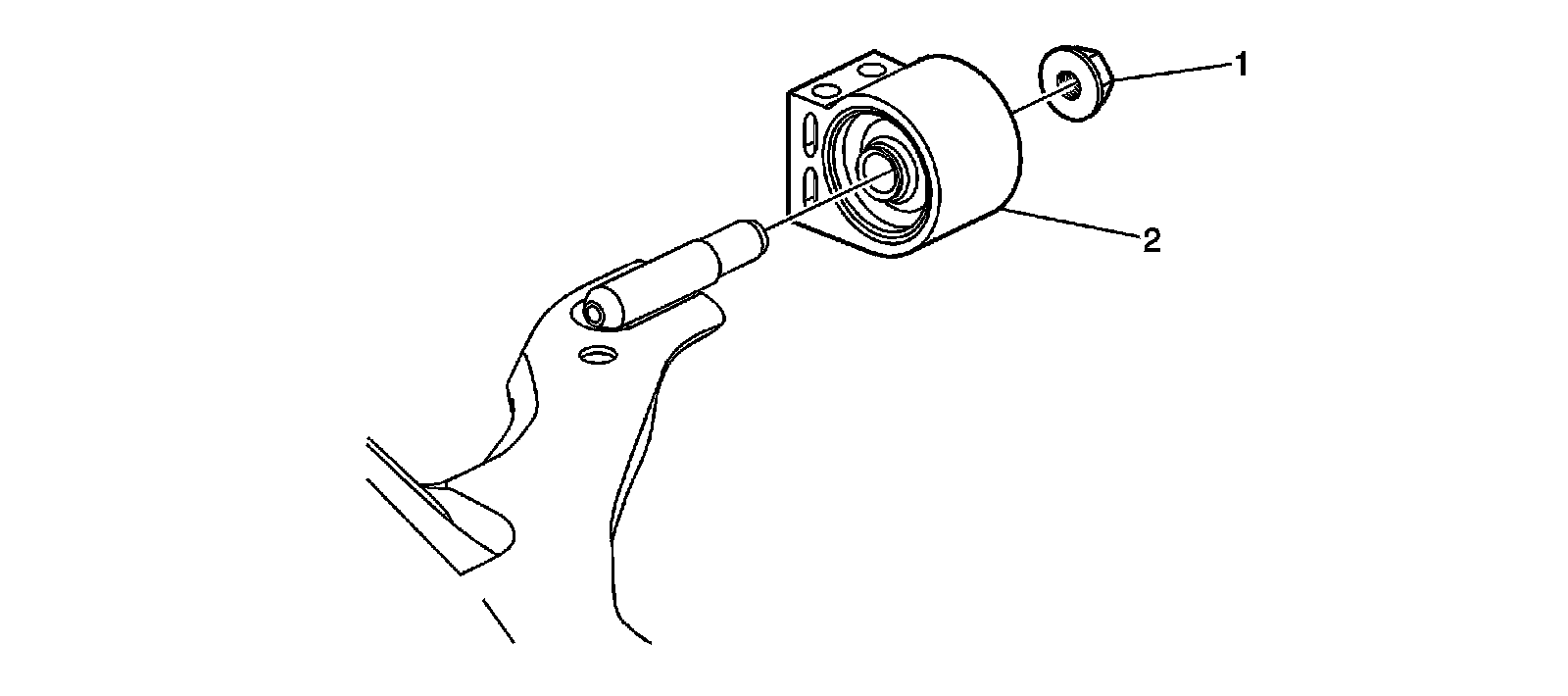 Factory diagram — Control Arm Bushing