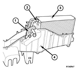 Factory diagram — Evaporator Core