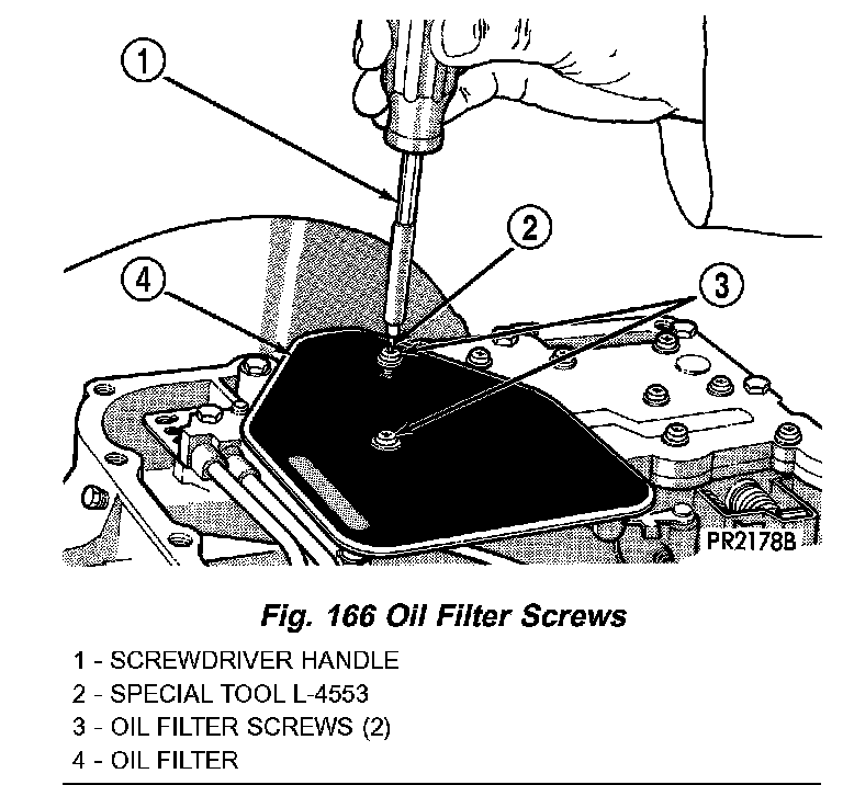 Factory diagram — Fluid Filter - A/T