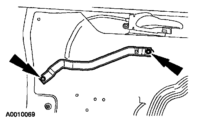 Factory diagram — Front Door Window Motor