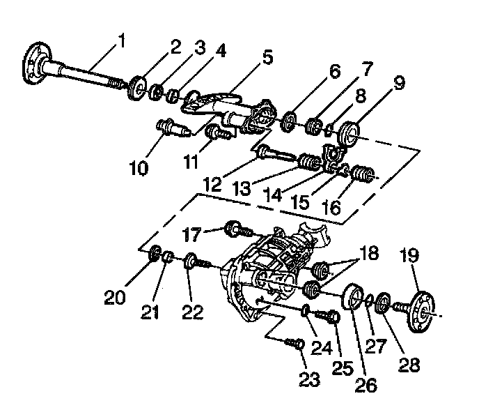 Factory diagram — Output Shaft
