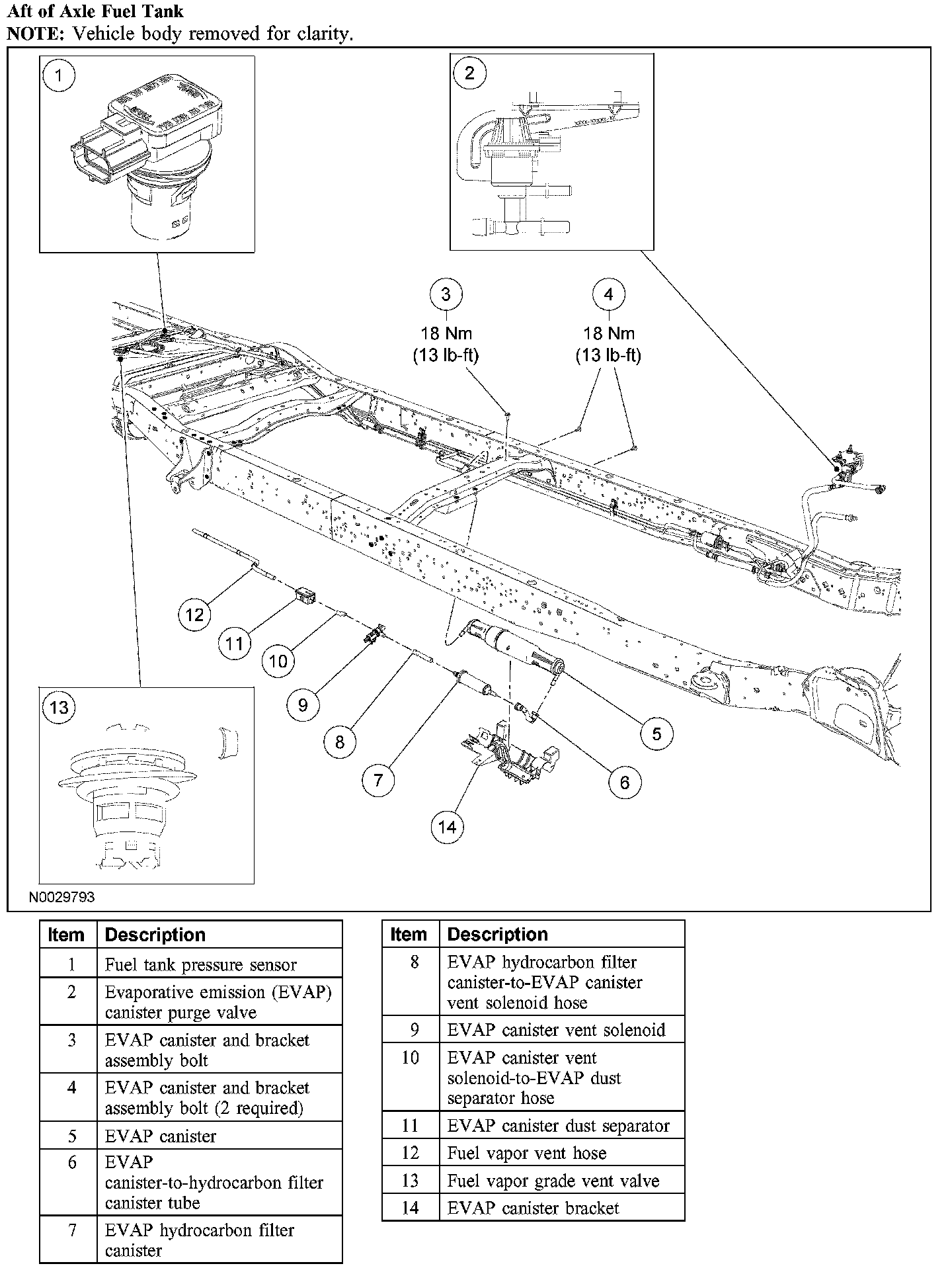 Factory diagram — Evaporative Emission Control Canister