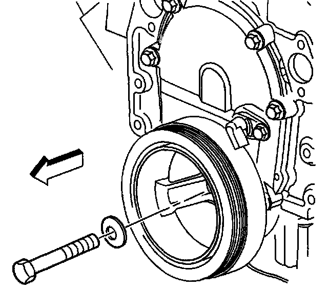 Factory diagram — Harmonic Balancer - Crankshaft Pulley