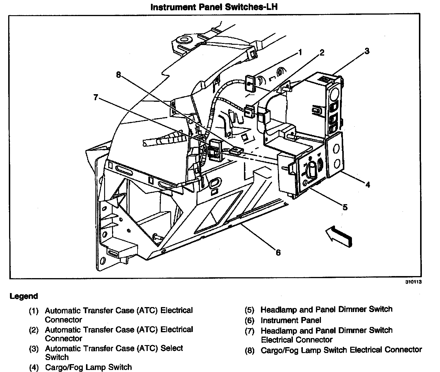 Factory diagram — Dimmer Switch