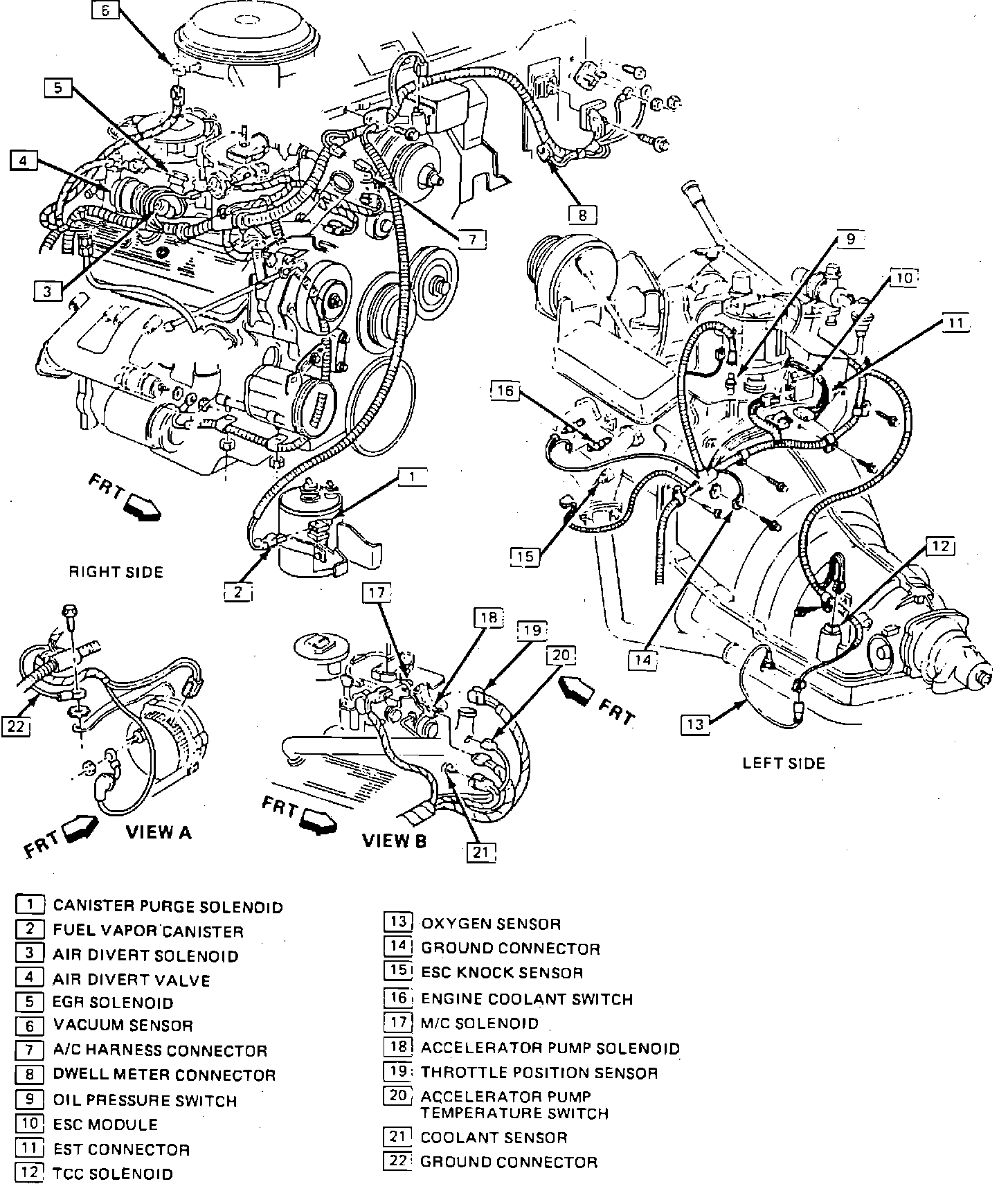 Factory diagram — Manifold Pressure/Vacuum Sensor