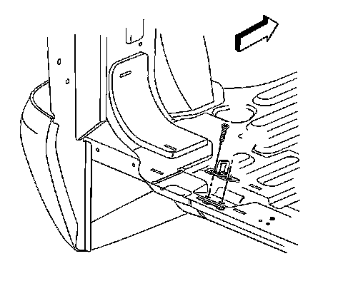 Factory diagram — Trunk / Liftgate Striker