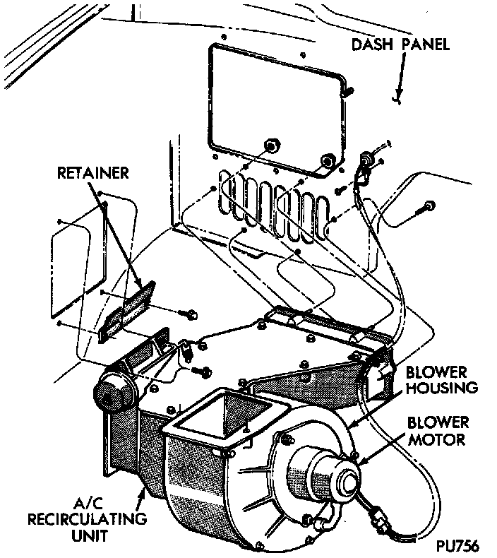 Factory diagram — Blower Motor