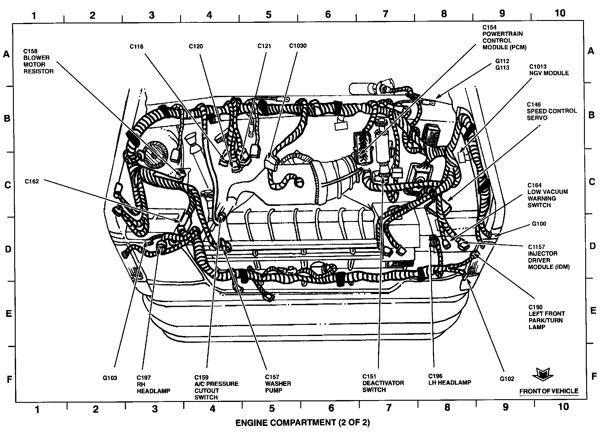 Factory diagram — Engine Control Module