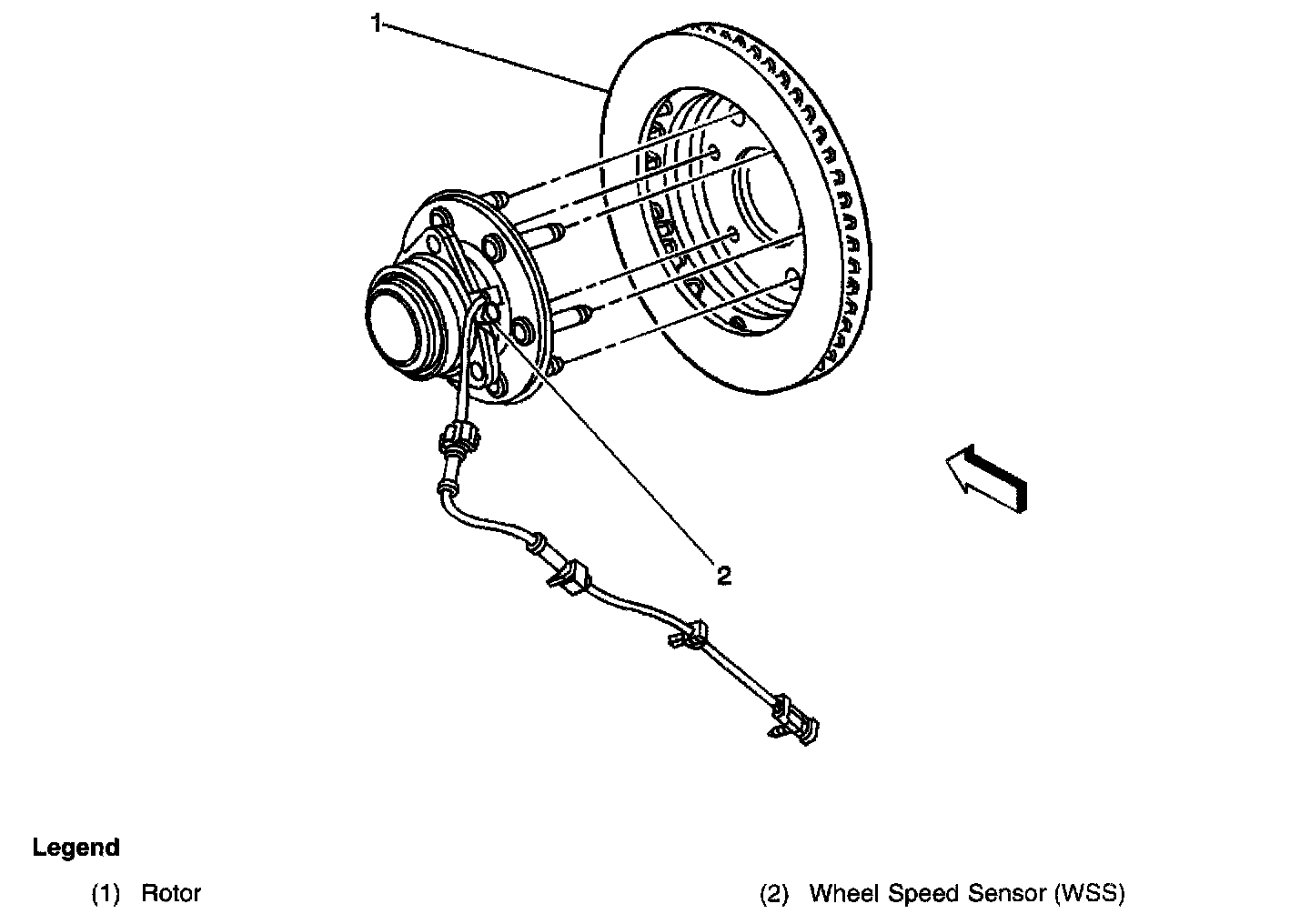Factory diagram — Wheel Speed Sensor